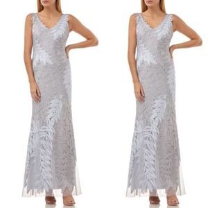 BHLDN | Dresses | Bhldn Aura Sleeveless Halter Plunge 3d Floral Organza  Maxi Dress Sun Yellow Xs | Poshmark